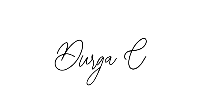 How to make Durga C name signature. Use Bearetta-2O07w style for creating short signs online. This is the latest handwritten sign. Durga C signature style 12 images and pictures png