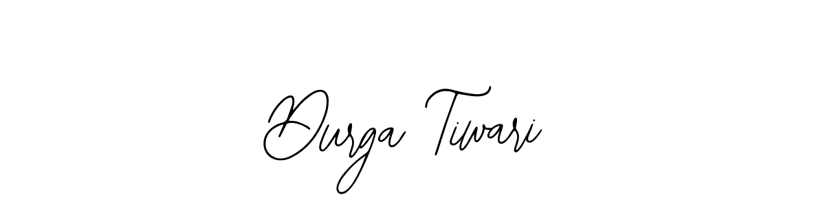 How to make Durga Tiwari name signature. Use Bearetta-2O07w style for creating short signs online. This is the latest handwritten sign. Durga Tiwari signature style 12 images and pictures png