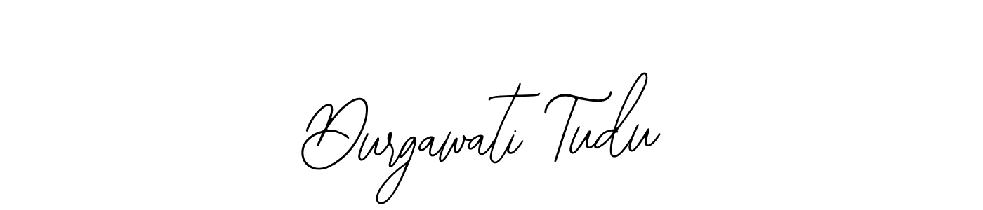 Design your own signature with our free online signature maker. With this signature software, you can create a handwritten (Bearetta-2O07w) signature for name Durgawati Tudu. Durgawati Tudu signature style 12 images and pictures png