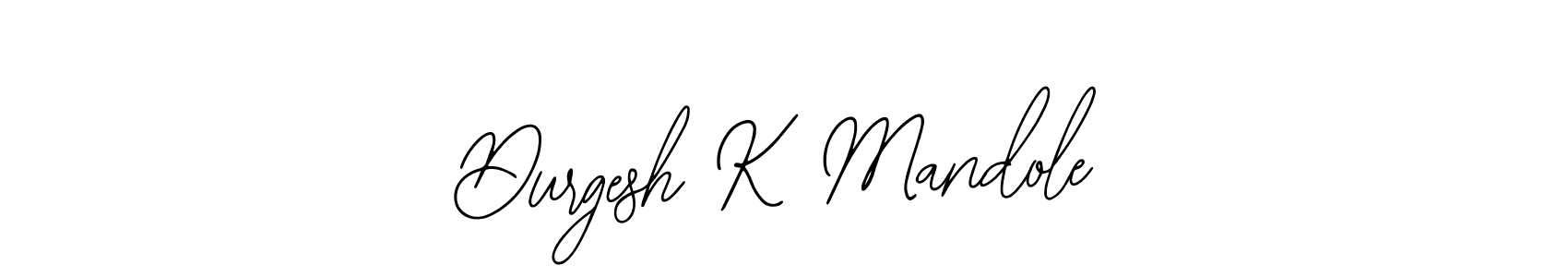 Make a beautiful signature design for name Durgesh K Mandole. With this signature (Bearetta-2O07w) style, you can create a handwritten signature for free. Durgesh K Mandole signature style 12 images and pictures png