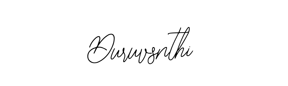 The best way (Bearetta-2O07w) to make a short signature is to pick only two or three words in your name. The name Duruvsnthi include a total of six letters. For converting this name. Duruvsnthi signature style 12 images and pictures png