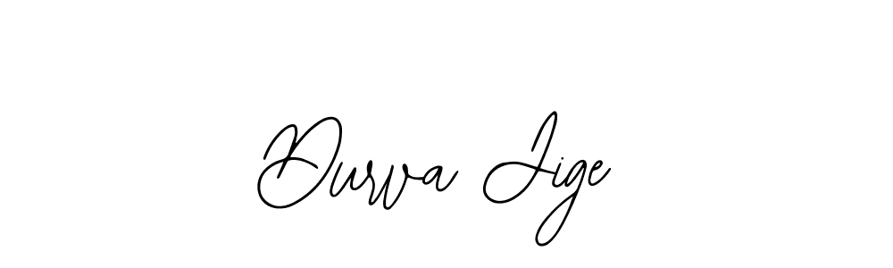 Design your own signature with our free online signature maker. With this signature software, you can create a handwritten (Bearetta-2O07w) signature for name Durva Jige. Durva Jige signature style 12 images and pictures png