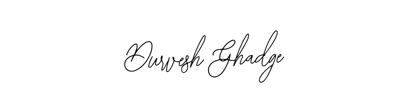 if you are searching for the best signature style for your name Durvesh Ghadge. so please give up your signature search. here we have designed multiple signature styles  using Bearetta-2O07w. Durvesh Ghadge signature style 12 images and pictures png