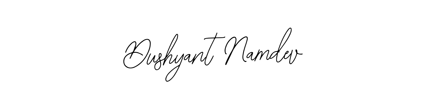 Use a signature maker to create a handwritten signature online. With this signature software, you can design (Bearetta-2O07w) your own signature for name Dushyant Namdev. Dushyant Namdev signature style 12 images and pictures png