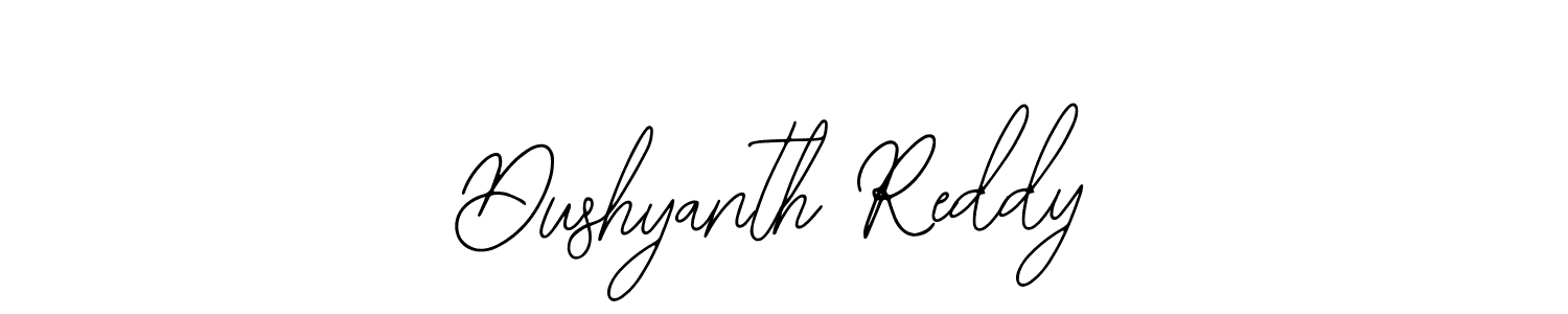 You should practise on your own different ways (Bearetta-2O07w) to write your name (Dushyanth Reddy) in signature. don't let someone else do it for you. Dushyanth Reddy signature style 12 images and pictures png