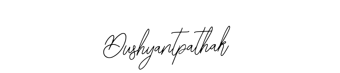 Use a signature maker to create a handwritten signature online. With this signature software, you can design (Bearetta-2O07w) your own signature for name Dushyantpathak. Dushyantpathak signature style 12 images and pictures png