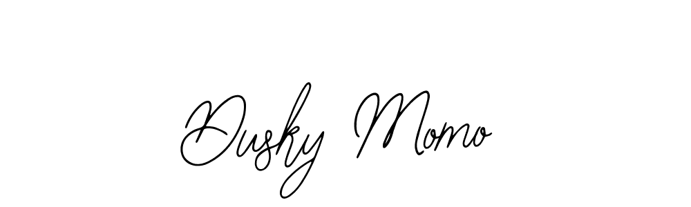 if you are searching for the best signature style for your name Dusky Momo. so please give up your signature search. here we have designed multiple signature styles  using Bearetta-2O07w. Dusky Momo signature style 12 images and pictures png