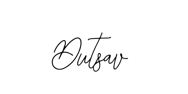 You should practise on your own different ways (Bearetta-2O07w) to write your name (Dutsav) in signature. don't let someone else do it for you. Dutsav signature style 12 images and pictures png