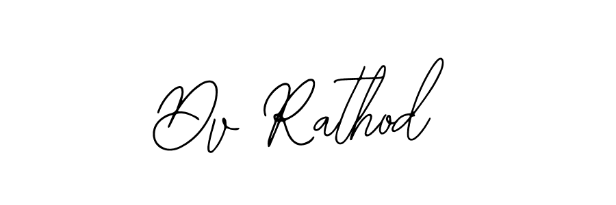 Make a beautiful signature design for name Dv Rathod. With this signature (Bearetta-2O07w) style, you can create a handwritten signature for free. Dv Rathod signature style 12 images and pictures png