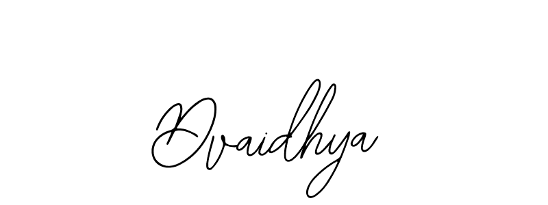 The best way (Bearetta-2O07w) to make a short signature is to pick only two or three words in your name. The name Dvaidhya include a total of six letters. For converting this name. Dvaidhya signature style 12 images and pictures png