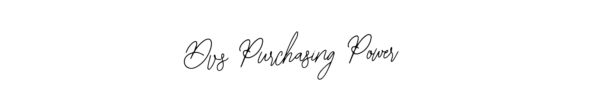 Design your own signature with our free online signature maker. With this signature software, you can create a handwritten (Bearetta-2O07w) signature for name Dvs Purchasing Power. Dvs Purchasing Power signature style 12 images and pictures png