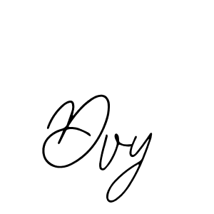 How to make Dvy name signature. Use Bearetta-2O07w style for creating short signs online. This is the latest handwritten sign. Dvy signature style 12 images and pictures png
