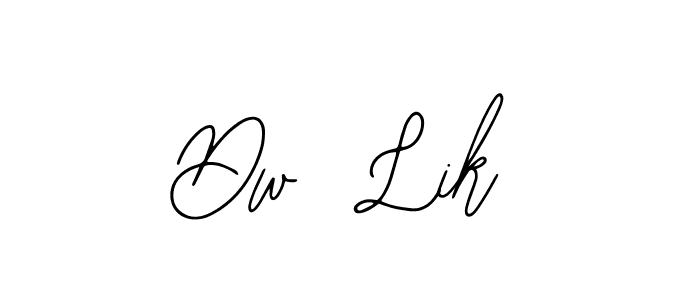 How to Draw Dw  Lik signature style? Bearetta-2O07w is a latest design signature styles for name Dw  Lik. Dw  Lik signature style 12 images and pictures png