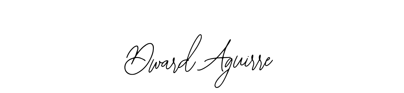 Design your own signature with our free online signature maker. With this signature software, you can create a handwritten (Bearetta-2O07w) signature for name Dward Aguirre. Dward Aguirre signature style 12 images and pictures png