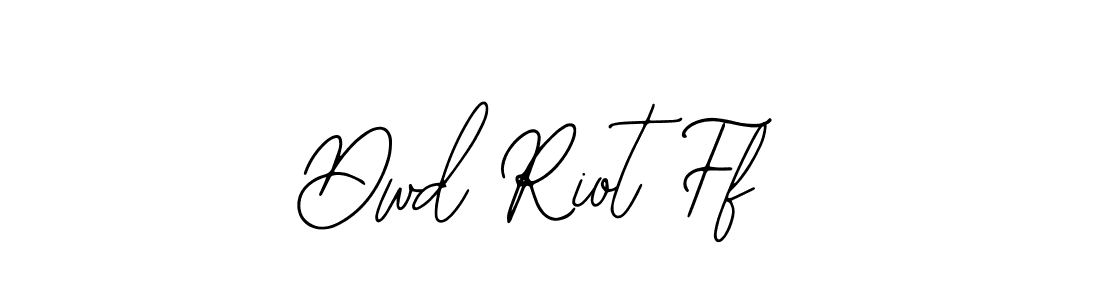 Use a signature maker to create a handwritten signature online. With this signature software, you can design (Bearetta-2O07w) your own signature for name Dwd Riot Ff. Dwd Riot Ff signature style 12 images and pictures png