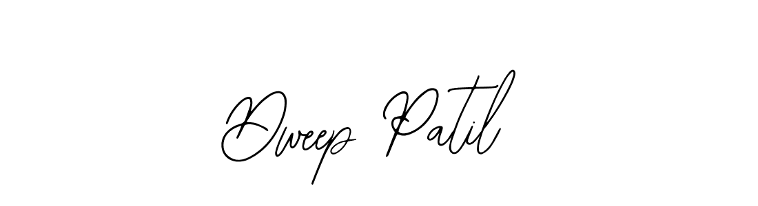 Use a signature maker to create a handwritten signature online. With this signature software, you can design (Bearetta-2O07w) your own signature for name Dweep Patil. Dweep Patil signature style 12 images and pictures png