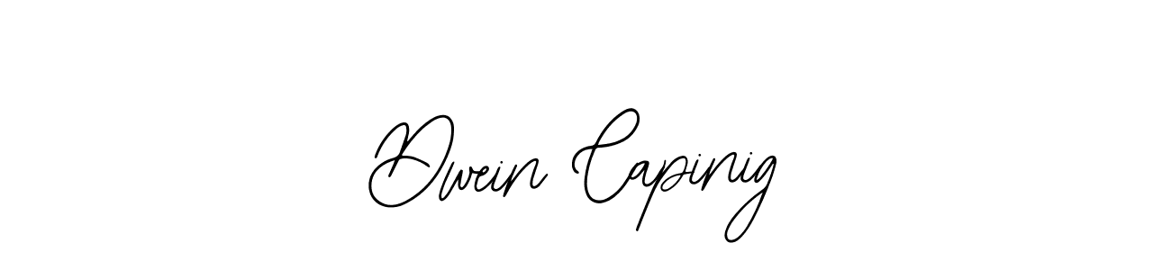 Make a beautiful signature design for name Dwein Capinig. With this signature (Bearetta-2O07w) style, you can create a handwritten signature for free. Dwein Capinig signature style 12 images and pictures png