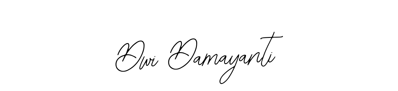 How to make Dwi Damayanti name signature. Use Bearetta-2O07w style for creating short signs online. This is the latest handwritten sign. Dwi Damayanti signature style 12 images and pictures png