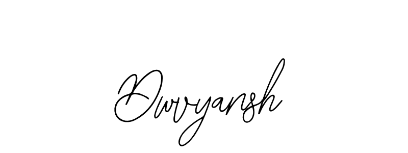 You should practise on your own different ways (Bearetta-2O07w) to write your name (Dwvyansh) in signature. don't let someone else do it for you. Dwvyansh signature style 12 images and pictures png