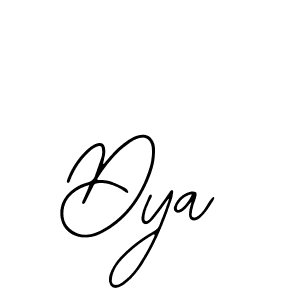 Also we have Dya name is the best signature style. Create professional handwritten signature collection using Bearetta-2O07w autograph style. Dya signature style 12 images and pictures png