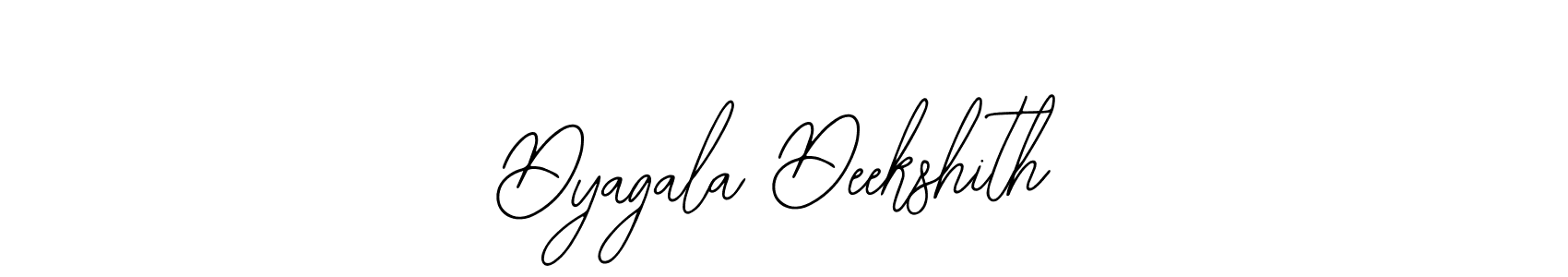 Use a signature maker to create a handwritten signature online. With this signature software, you can design (Bearetta-2O07w) your own signature for name Dyagala Deekshith. Dyagala Deekshith signature style 12 images and pictures png