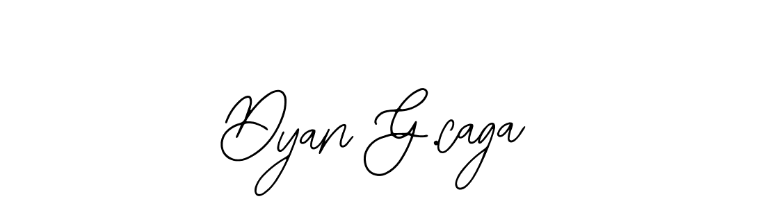 Make a short Dyan G.caga signature style. Manage your documents anywhere anytime using Bearetta-2O07w. Create and add eSignatures, submit forms, share and send files easily. Dyan G.caga signature style 12 images and pictures png