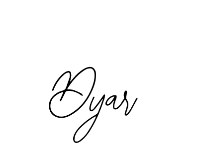 The best way (Bearetta-2O07w) to make a short signature is to pick only two or three words in your name. The name Dyar include a total of six letters. For converting this name. Dyar signature style 12 images and pictures png