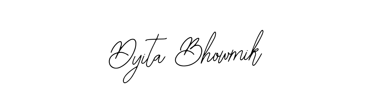 Make a beautiful signature design for name Dyita Bhowmik. With this signature (Bearetta-2O07w) style, you can create a handwritten signature for free. Dyita Bhowmik signature style 12 images and pictures png