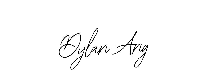 Use a signature maker to create a handwritten signature online. With this signature software, you can design (Bearetta-2O07w) your own signature for name Dylan Ang. Dylan Ang signature style 12 images and pictures png