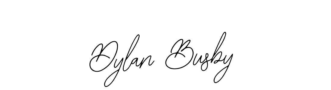 How to make Dylan Busby name signature. Use Bearetta-2O07w style for creating short signs online. This is the latest handwritten sign. Dylan Busby signature style 12 images and pictures png