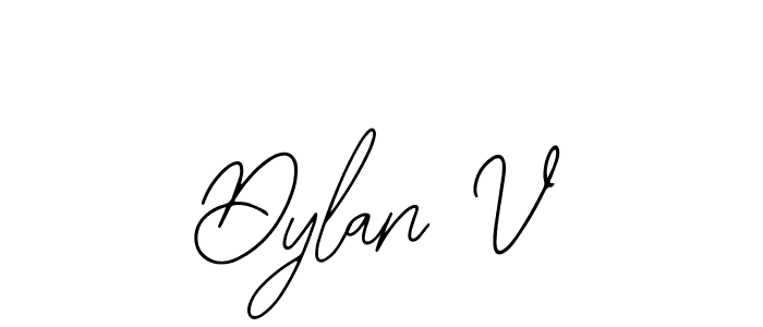 Design your own signature with our free online signature maker. With this signature software, you can create a handwritten (Bearetta-2O07w) signature for name Dylan V. Dylan V signature style 12 images and pictures png