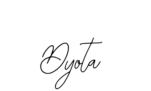 The best way (Bearetta-2O07w) to make a short signature is to pick only two or three words in your name. The name Dyota include a total of six letters. For converting this name. Dyota signature style 12 images and pictures png