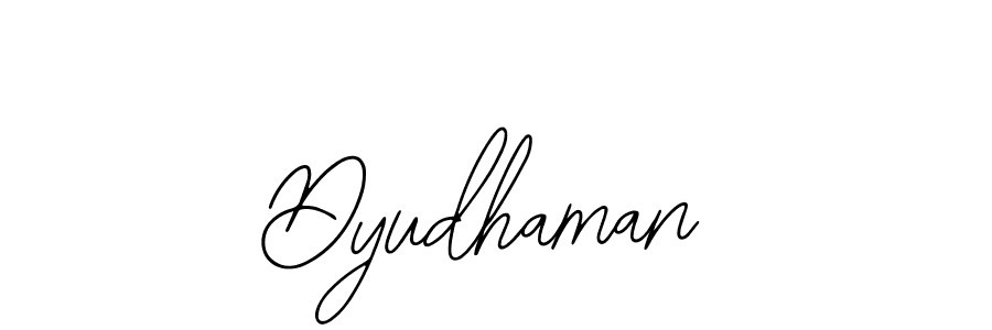Design your own signature with our free online signature maker. With this signature software, you can create a handwritten (Bearetta-2O07w) signature for name Dyudhaman. Dyudhaman signature style 12 images and pictures png