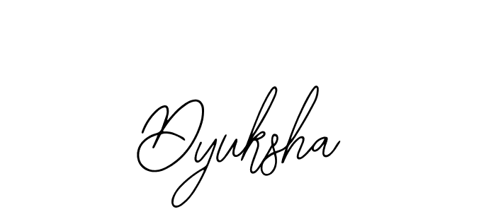 Make a beautiful signature design for name Dyuksha. With this signature (Bearetta-2O07w) style, you can create a handwritten signature for free. Dyuksha signature style 12 images and pictures png