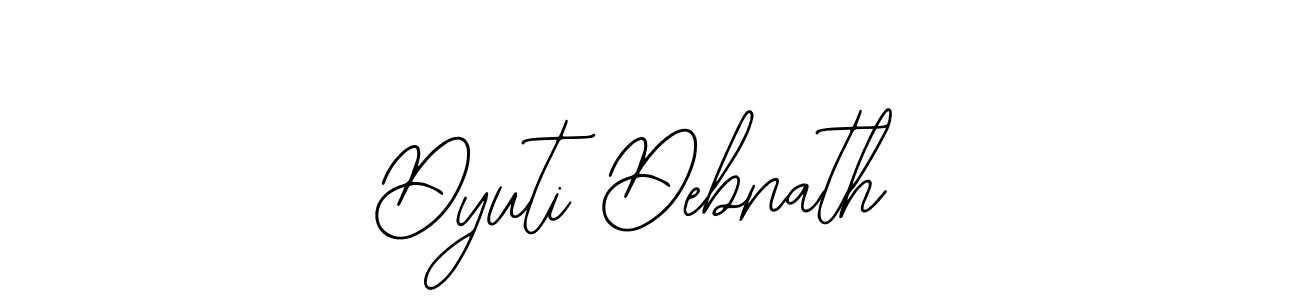 Design your own signature with our free online signature maker. With this signature software, you can create a handwritten (Bearetta-2O07w) signature for name Dyuti Debnath. Dyuti Debnath signature style 12 images and pictures png