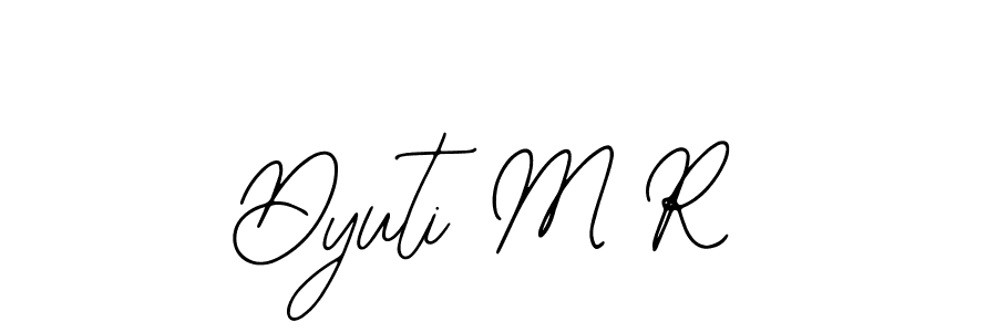 Also we have Dyuti M R name is the best signature style. Create professional handwritten signature collection using Bearetta-2O07w autograph style. Dyuti M R signature style 12 images and pictures png