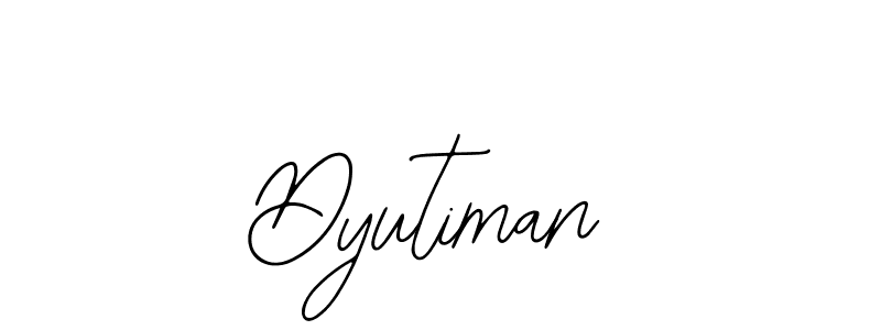 if you are searching for the best signature style for your name Dyutiman. so please give up your signature search. here we have designed multiple signature styles  using Bearetta-2O07w. Dyutiman signature style 12 images and pictures png