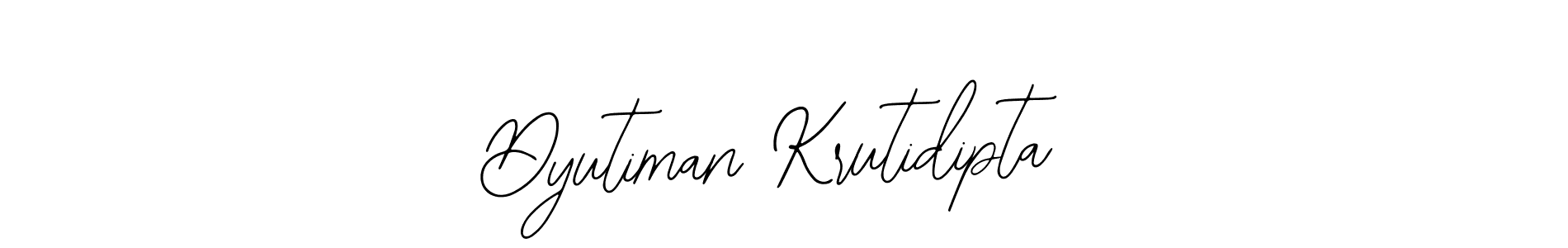 if you are searching for the best signature style for your name Dyutiman Krutidipta. so please give up your signature search. here we have designed multiple signature styles  using Bearetta-2O07w. Dyutiman Krutidipta signature style 12 images and pictures png