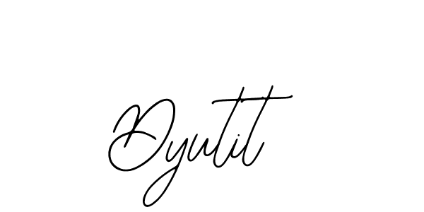 How to Draw Dyutit signature style? Bearetta-2O07w is a latest design signature styles for name Dyutit. Dyutit signature style 12 images and pictures png