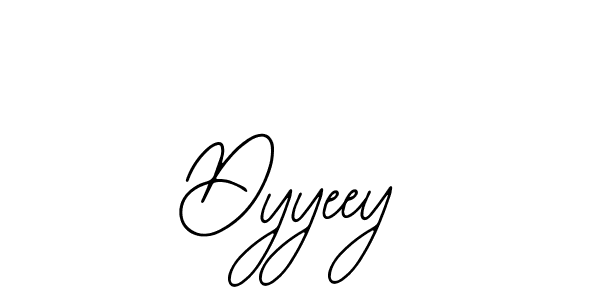 Use a signature maker to create a handwritten signature online. With this signature software, you can design (Bearetta-2O07w) your own signature for name Dyyeey. Dyyeey signature style 12 images and pictures png