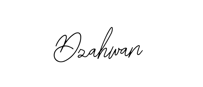 Design your own signature with our free online signature maker. With this signature software, you can create a handwritten (Bearetta-2O07w) signature for name Dzahwan. Dzahwan signature style 12 images and pictures png