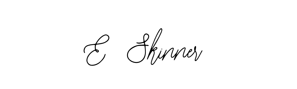 You should practise on your own different ways (Bearetta-2O07w) to write your name (E  Skinner) in signature. don't let someone else do it for you. E  Skinner signature style 12 images and pictures png