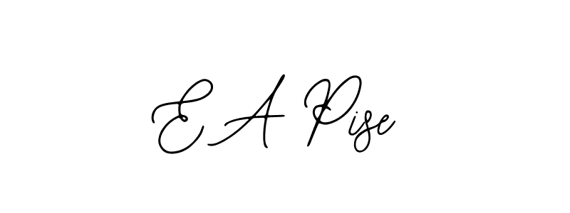 Also You can easily find your signature by using the search form. We will create E A Pise name handwritten signature images for you free of cost using Bearetta-2O07w sign style. E A Pise signature style 12 images and pictures png