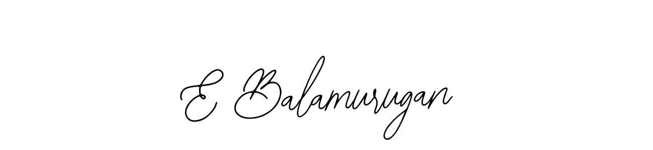 The best way (Bearetta-2O07w) to make a short signature is to pick only two or three words in your name. The name E Balamurugan include a total of six letters. For converting this name. E Balamurugan signature style 12 images and pictures png