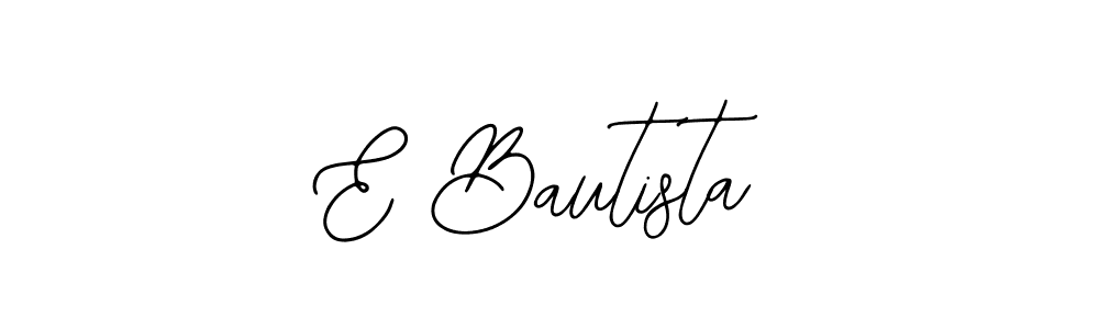Bearetta-2O07w is a professional signature style that is perfect for those who want to add a touch of class to their signature. It is also a great choice for those who want to make their signature more unique. Get E Bautista name to fancy signature for free. E Bautista signature style 12 images and pictures png
