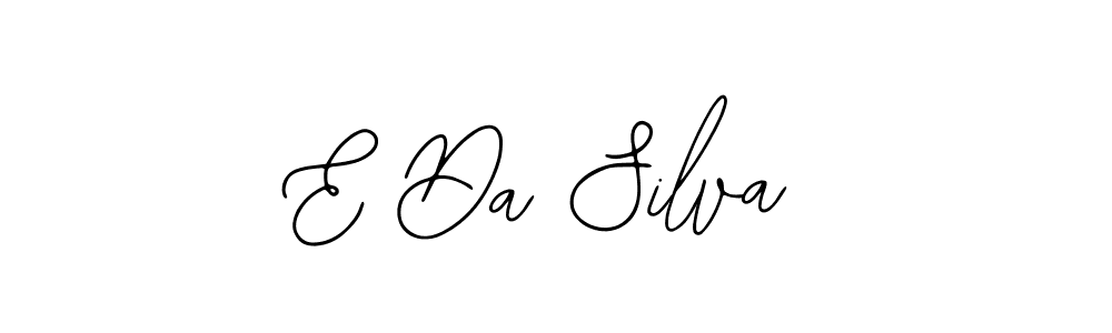 Also we have E Da Silva name is the best signature style. Create professional handwritten signature collection using Bearetta-2O07w autograph style. E Da Silva signature style 12 images and pictures png