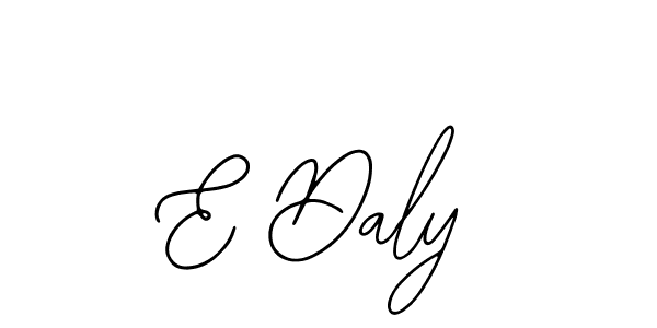 This is the best signature style for the E Daly name. Also you like these signature font (Bearetta-2O07w). Mix name signature. E Daly signature style 12 images and pictures png
