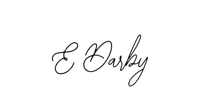 Use a signature maker to create a handwritten signature online. With this signature software, you can design (Bearetta-2O07w) your own signature for name E Darby. E Darby signature style 12 images and pictures png