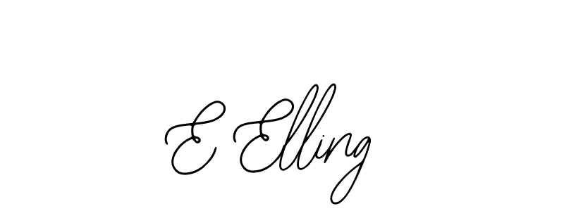 Make a beautiful signature design for name E Elling. Use this online signature maker to create a handwritten signature for free. E Elling signature style 12 images and pictures png