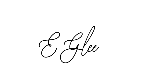 How to make E Glee signature? Bearetta-2O07w is a professional autograph style. Create handwritten signature for E Glee name. E Glee signature style 12 images and pictures png